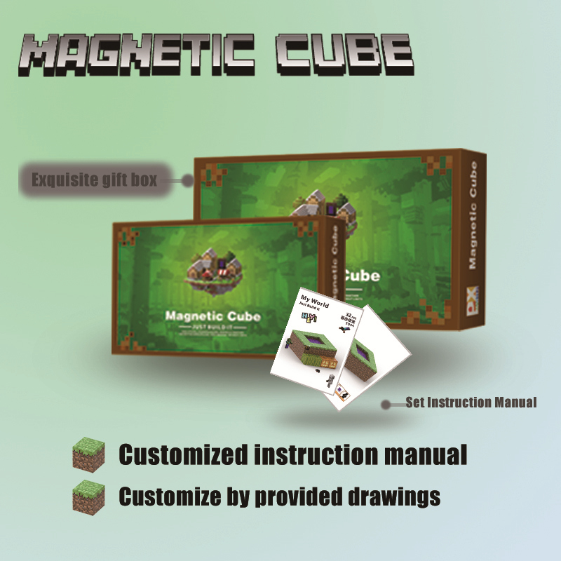 Minecraft Dark Forest Portal Magnetic Set Craft a03.jpg